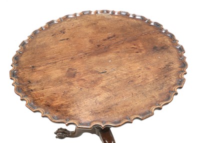 Lot 436 - A George II mahogany tripod table