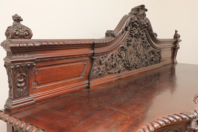 Lot 24 - A large mahogany serving table by Gillows of Lancaster