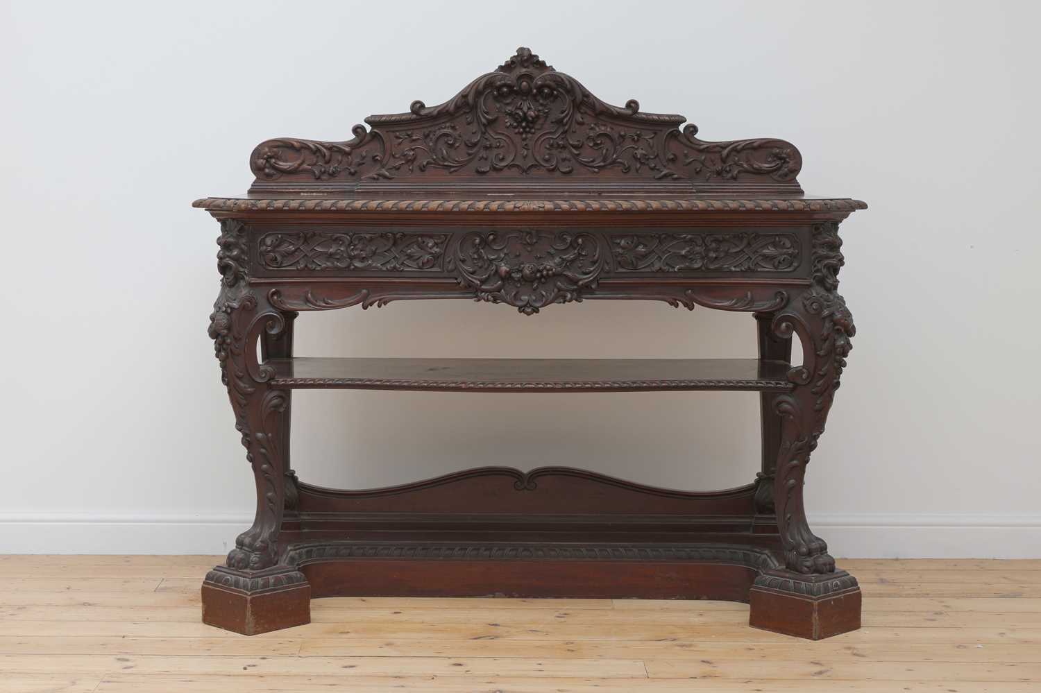 Lot 25 - A mahogany serving table by Gillows of Lancaster