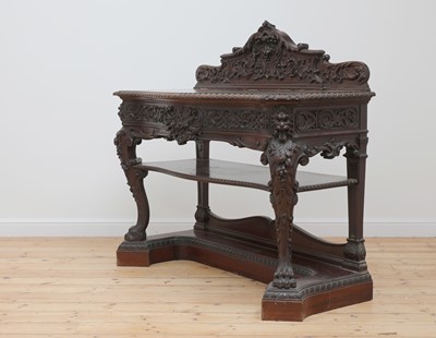 Lot 25 - A mahogany serving table by Gillows of Lancaster