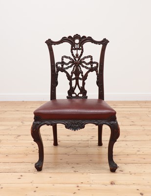 Lot 81 - A set of twelve mahogany dining chairs in the manner of Gillows