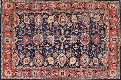 Lot 347 - A modern wool carpet of Persian Ziegler design