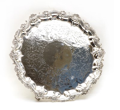 Lot 51 - An early Victorian silver salver