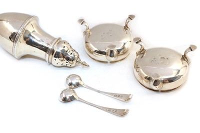 Lot 69 - A matched pair of silver salts