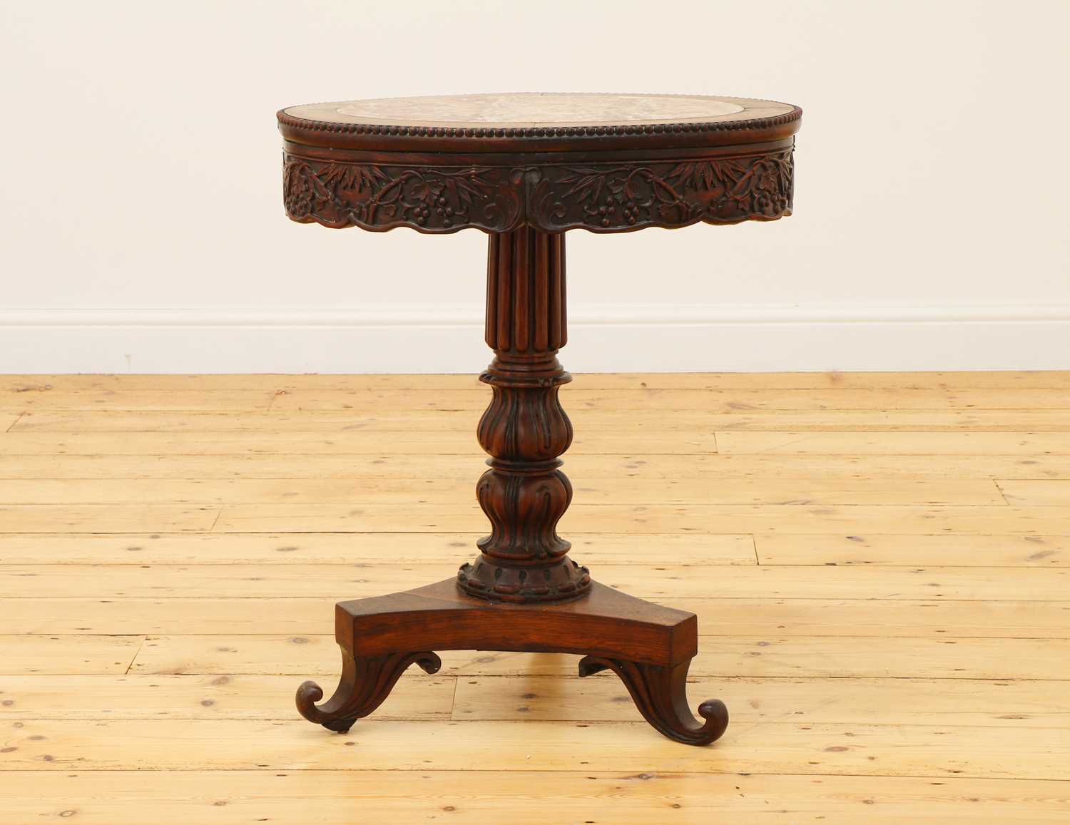 Lot 479 - An Anglo-Chinese hardwood occasional table