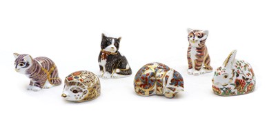 Lot 203 - A collection of Royal Derby paperweights