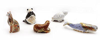 Lot 181 - A collection of Royal Crown Derby paperweights