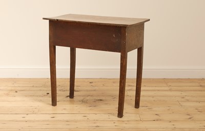 Lot 397 - A burr elm side table