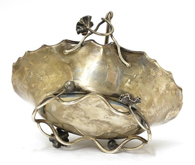 Lot 46 - An Aesthetic Movement silver basket