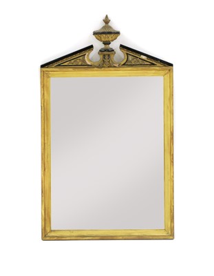 Lot 260 - A giltwood wall mirror