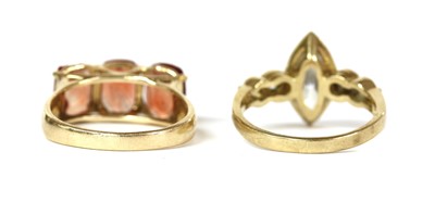 Lot 165 - Two 9ct gold rings