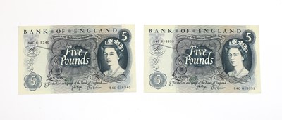 Lot 82 - Banknotes, Great Britain, Elizabeth II (1952-)