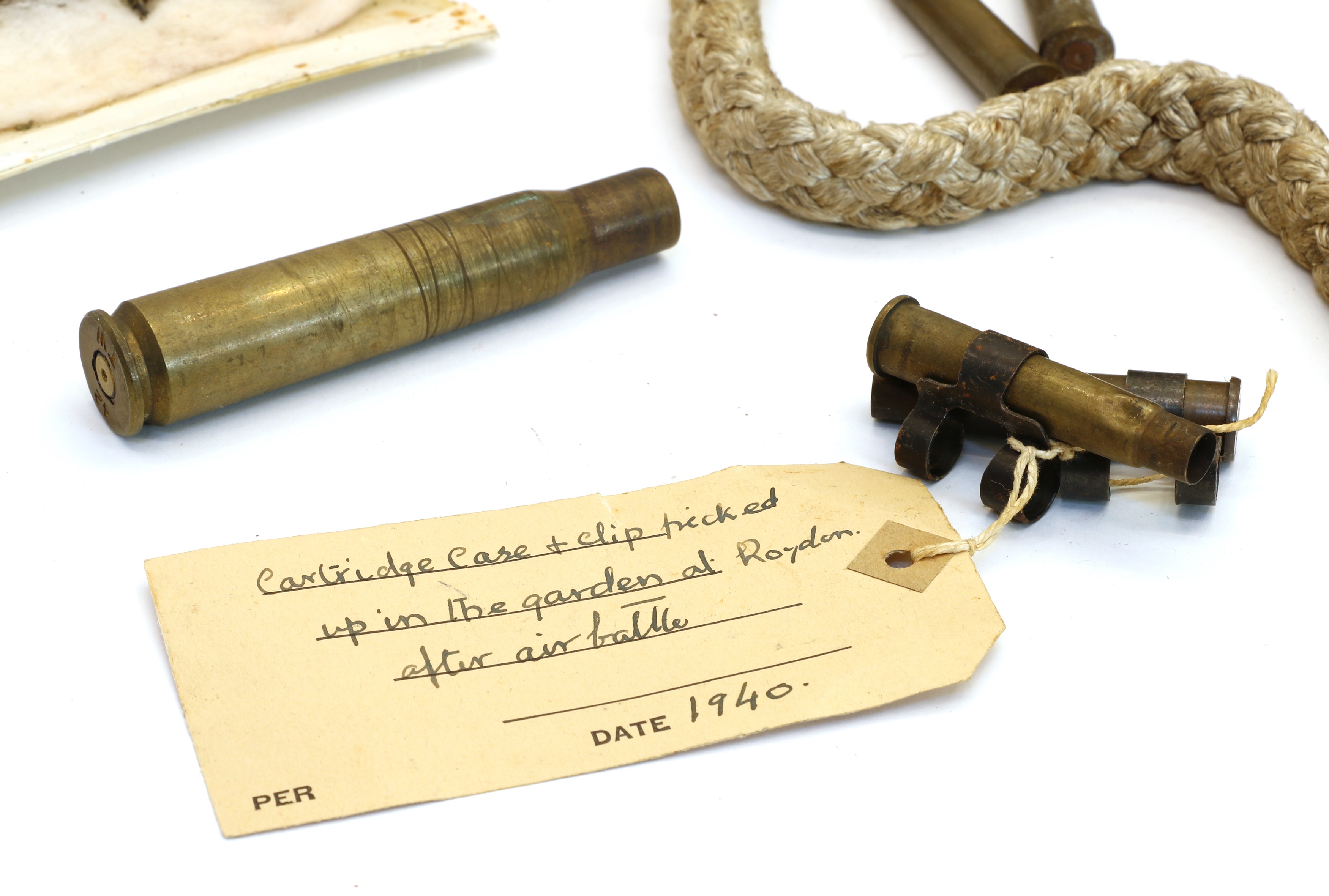 Lot 114 A collection of shrapnel