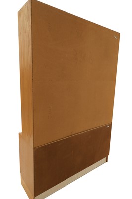 Lot 556 - A teak wall cabinet
