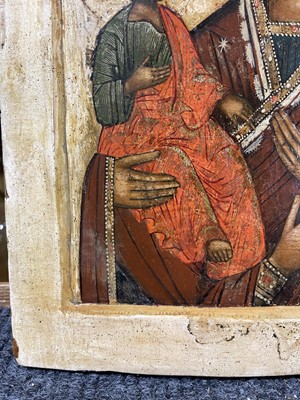 Lot 72 - An icon of the Three-Handed Mother of God