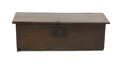 Lot 362 - A 17th century and later oak chest