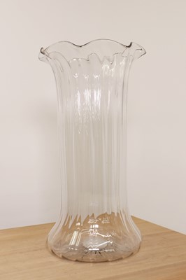 Lot 96 - A large Victorian glass country house flower vase