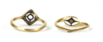 Lot 172 - Two gold rings