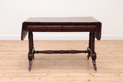 Lot 385 - A William IV mahogany sofa table