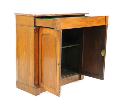 Lot 254 - A Victorian rosewood side cabinet