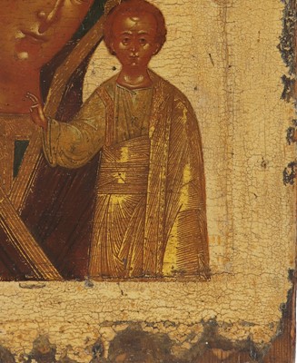 Lot 91 - An icon of the Mother of God of Kazan
