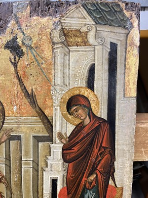 Lot 20 - An icon of the Annunciation
