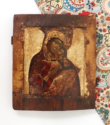 Lot 32 - An icon of the Mother of God of Tolga