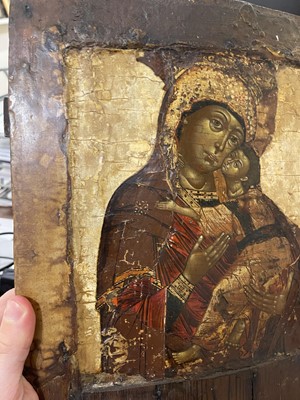 Lot 32 - An icon of the Mother of God of Tolga
