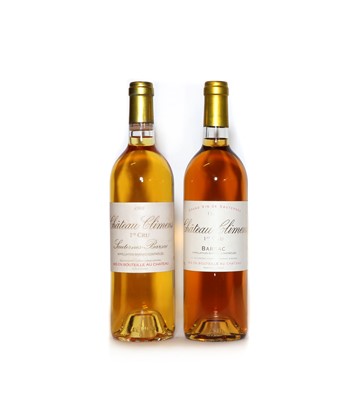 Lot 237 - Chateau Climens, 1er Cru Classe, Barsac, 1988, one bottle and 1998, one bottle, (2)