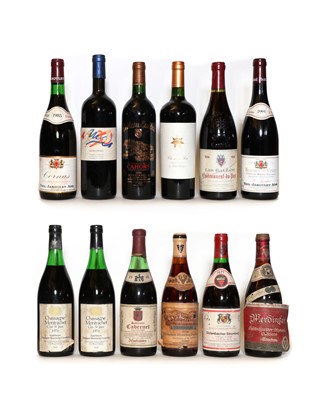 Lot 231 - Miscellaneous wines: Cornas, Paul Jaboulet Aine, 1985, (1) and eleven various others (12)