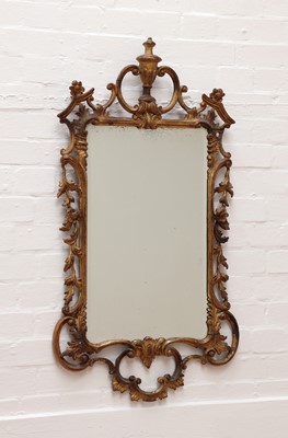 Lot 35 - A George III-style giltwood wall mirror