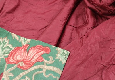 Lot 270 - A pair of Nina Campbell fabric curtains