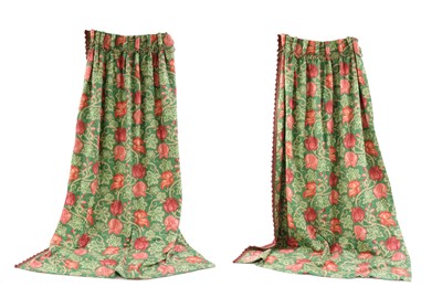 Lot 270 - A pair of Nina Campbell fabric curtains