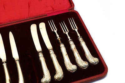Lot 44 - A collection of silver flatware