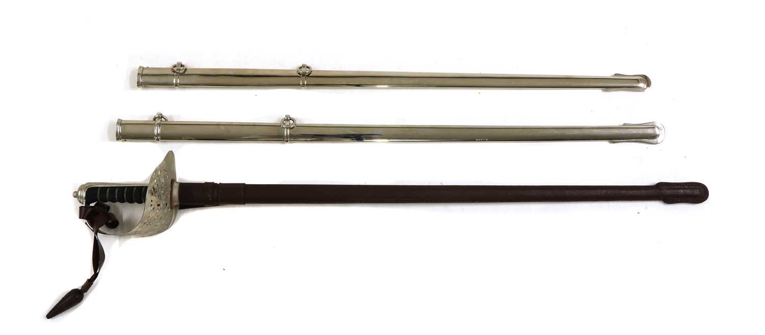 Lot 199 - A QEII officer's dress sword