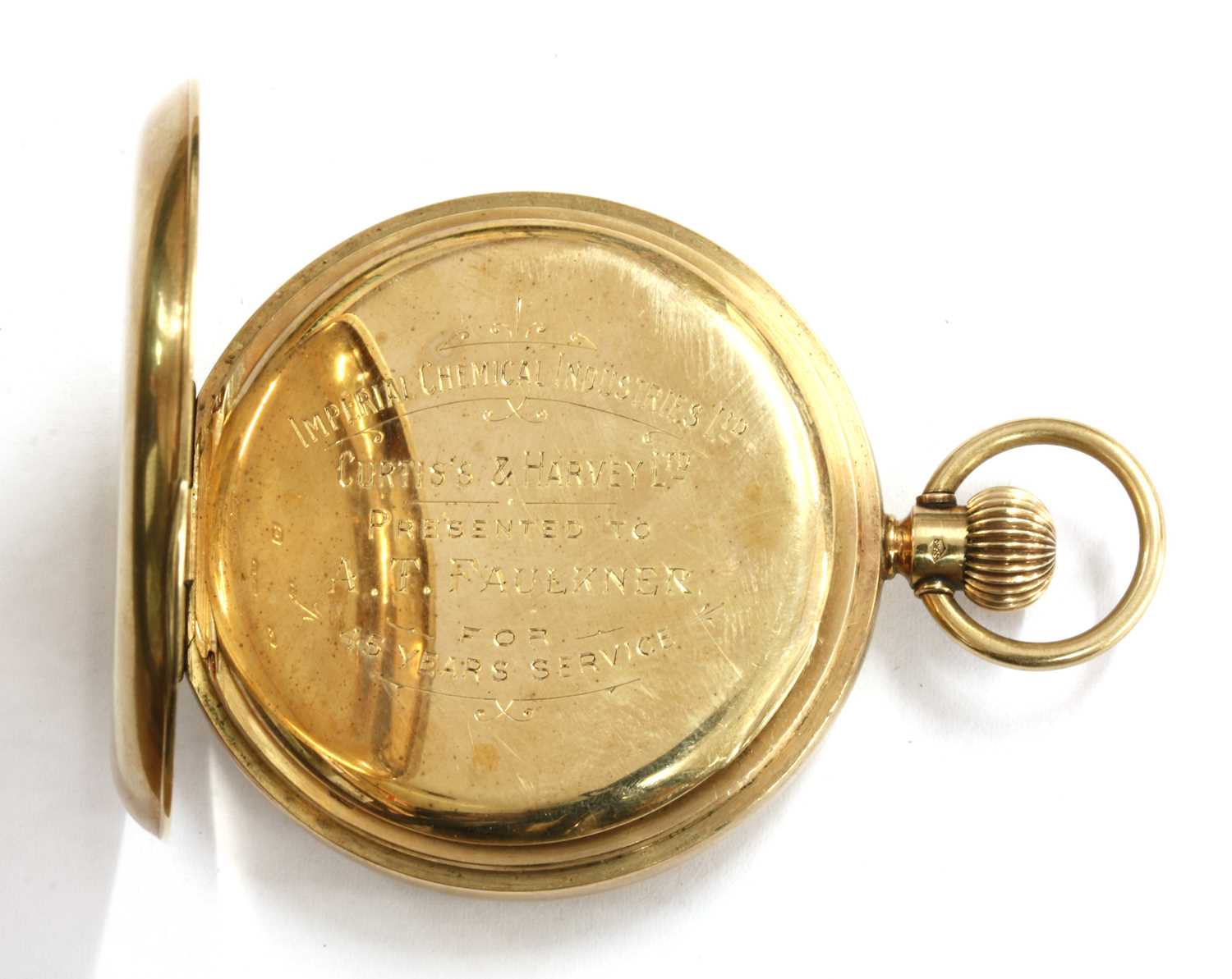 Lot 217 - A 9ct gold Rotherham & Sons top wind