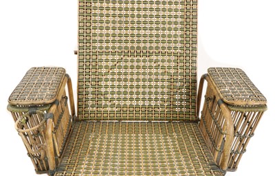 Lot 253 - Two wicker conservatory loungers