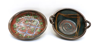 Lot 157 - David Melville Studio Pottery twin handled circular bowl