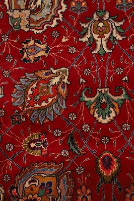 Lot 246 - A Tabriz wool carpet
