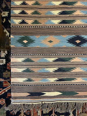 Lot 260 - A Persian kilim flatweave rug
