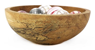 Lot 133 - A collection of Scottish carpet bowls