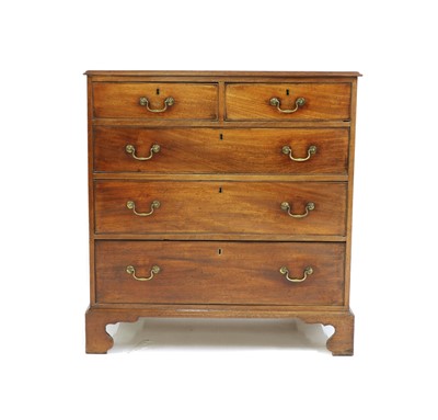 Lot 527 - A George III mahogany chest