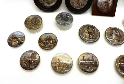 Lot 95 - A collection of pot lids