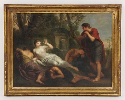 Lot 524 - Attributed to Andries Cornelis Lens (Flemish, 1739-1822)