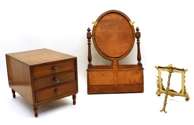 Lot 181 - A mahogany table top cabinet