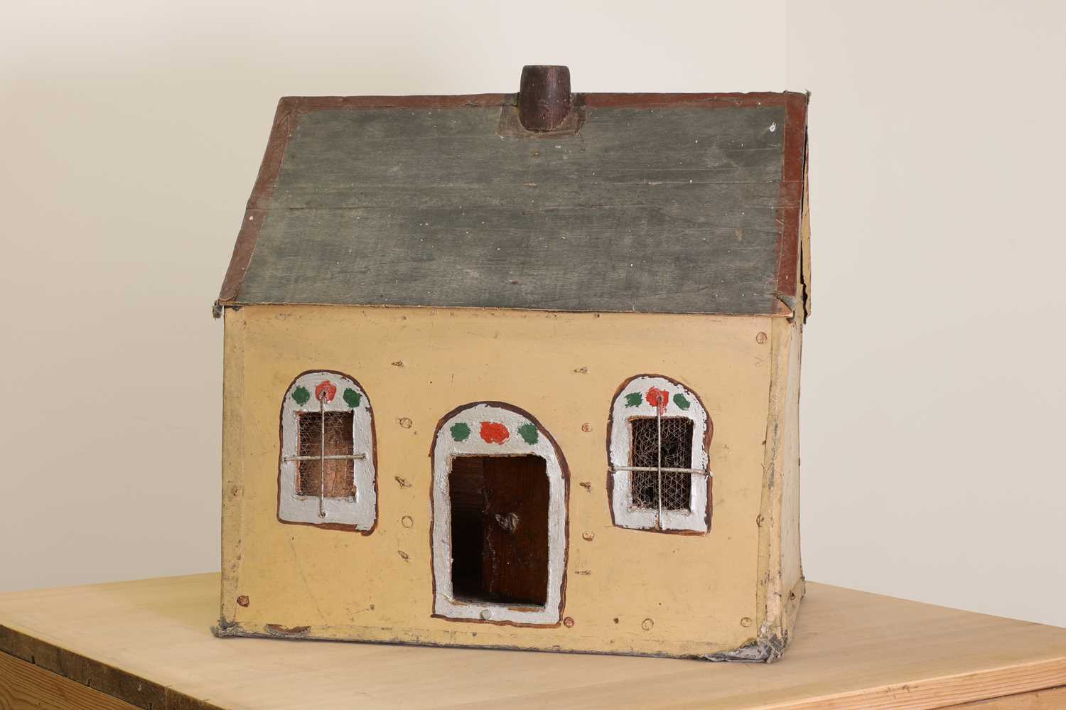 Lot 184 - An Irish folk art doll's house