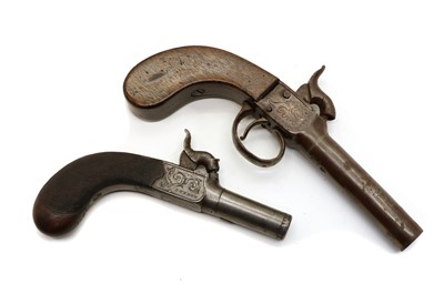 Lot 49 - A 19th century percussion pocket pistol