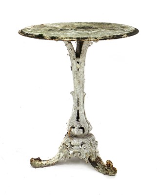 Lot 277 - A 19th century cast iron pedestal table