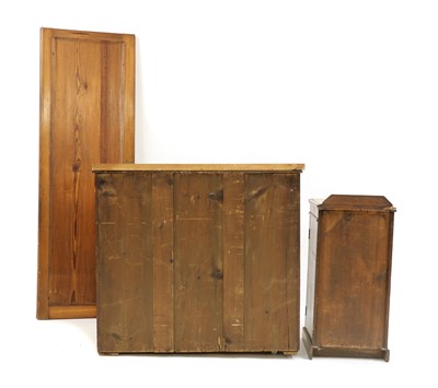 Lot 366 - An aesthetic movement pitch pine chest