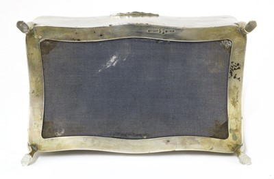 Lot 155 - A Chinese export silver box